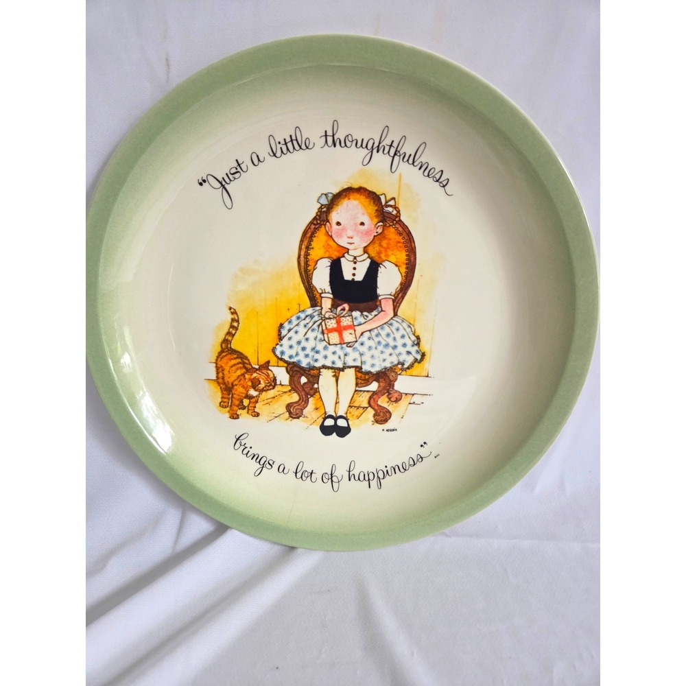 Vintage Holly Hobbie Collector Edition Plate 1972 American Greetings